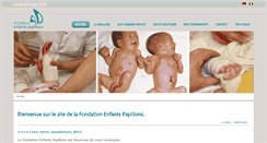 Desktop Screenshot of enfants-papillons.ch